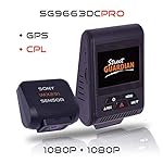 Street Guardian 2020 SG9663DCPRO Dual Channel Wi-Fi Dash Camera with 512GB Micro SD Card