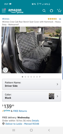 Crew Cab Back Seat Cover For Dogs 5thgenrams Forums - Best Truck Seat Covers Reddit