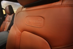 2019 Ram 1500 Longhorn – Seat Embossed Patch Detail: FCA photo
