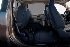 2019 Ram 1500 – Rear Seat lifted with Flat-load Floor Bin Out