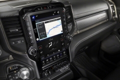 2019 Ram 1500 12 inch screen displaying 2 applications at once