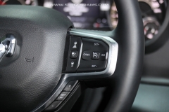 2019 Ram Laramie Black steering wheel with adaptive cruise