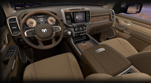 2019 Ram1500 Big Horn, Laramie and Laramie Longhorn interior colours ...