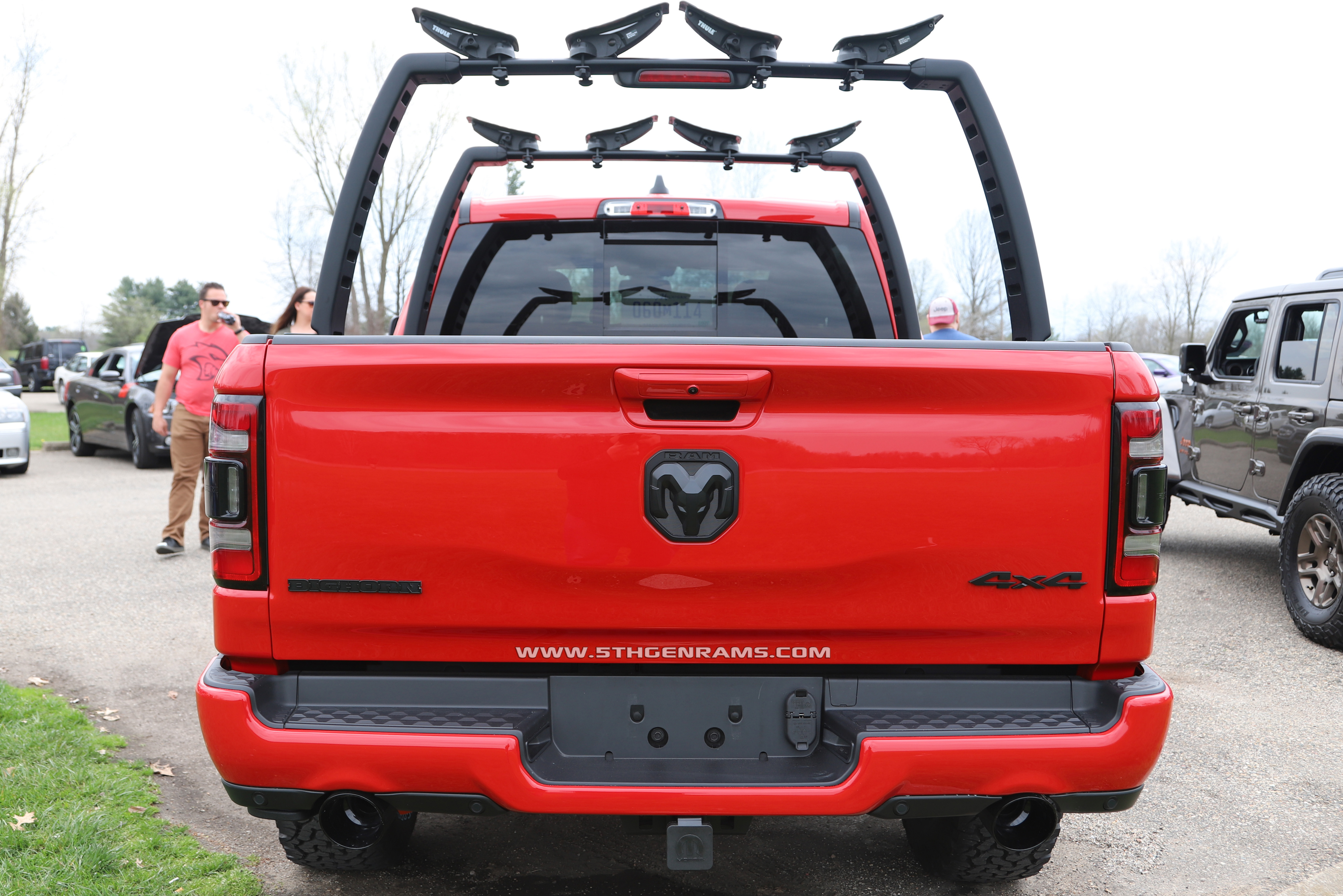 Mopar Giving Ram Rebel HD Red Tow Hooks For SEMA